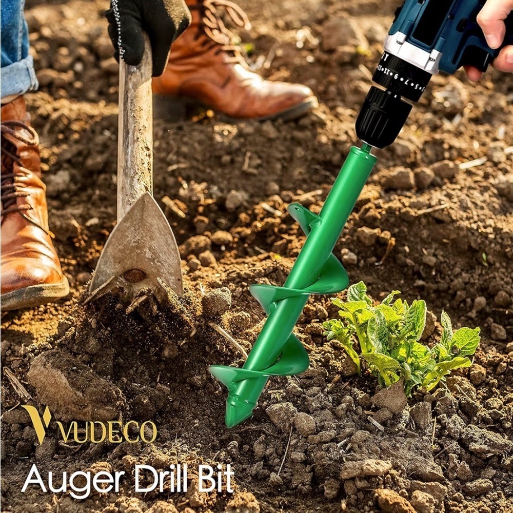 2 for $30 🆕Garden Auger Metal Drill Bit